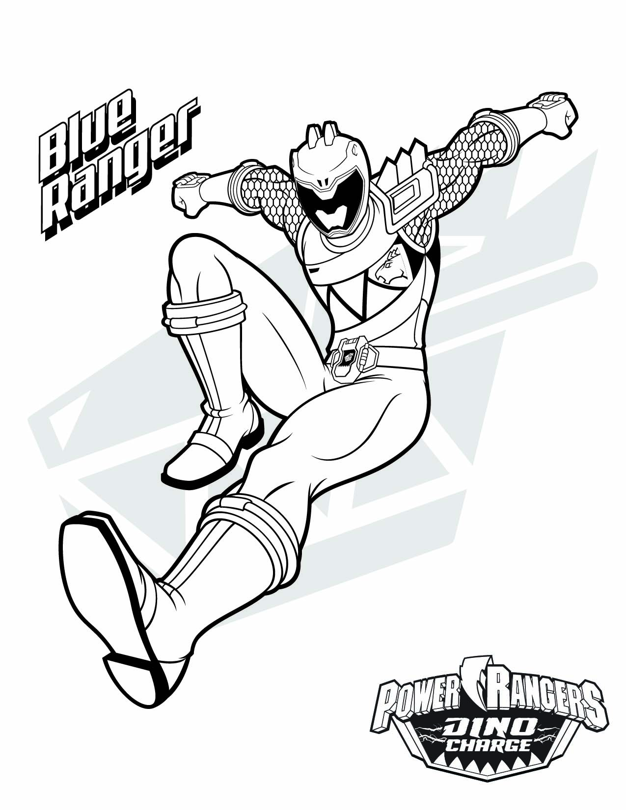 1275x1651 Blue Ranger! Download Them All