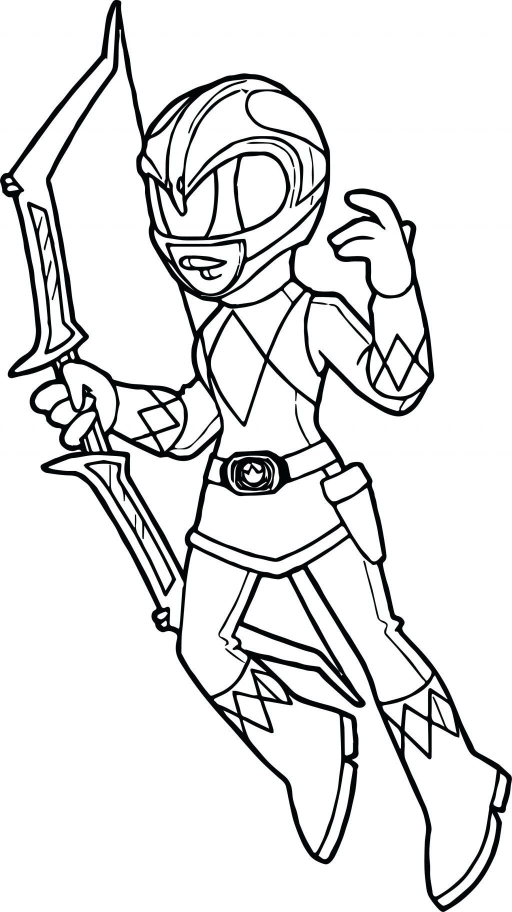 1024x1824 Coloring Pages ~ Power Rangers Coloring Pages Pink Ranger Page