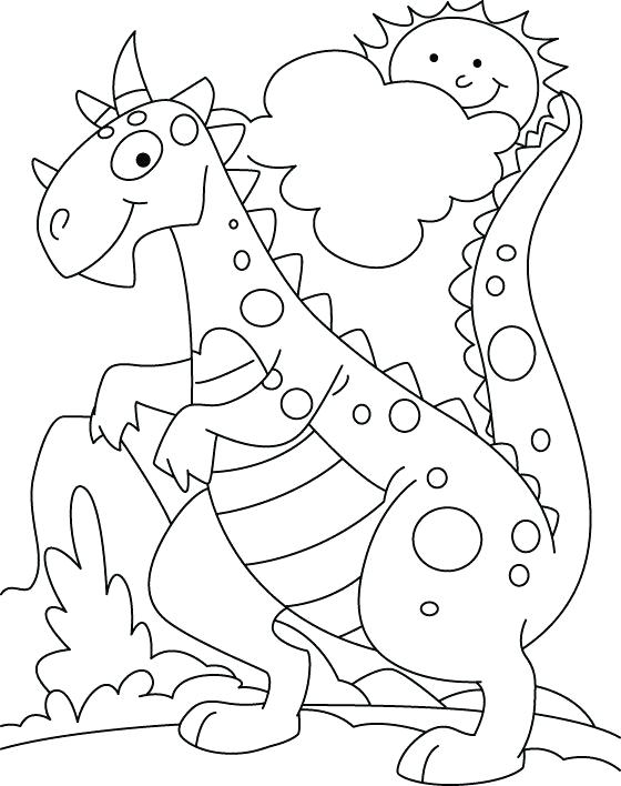 560x708 Preschool Dinosaur Coloring Pages Kids Free Printable Dinosaur