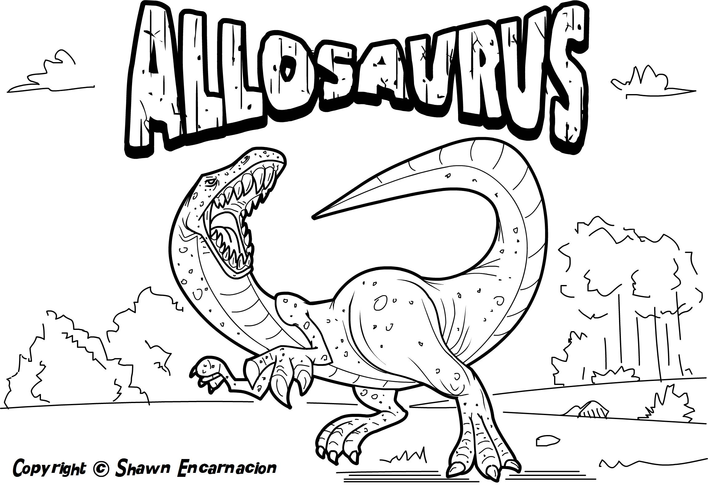 2300x1584 Best Dinosaur Coloring Pages Free 475 Printable