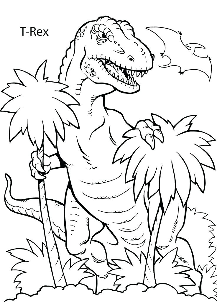 736x1031 Outstanding Dinosaur Coloring Page On Gallery Coloring Ideas