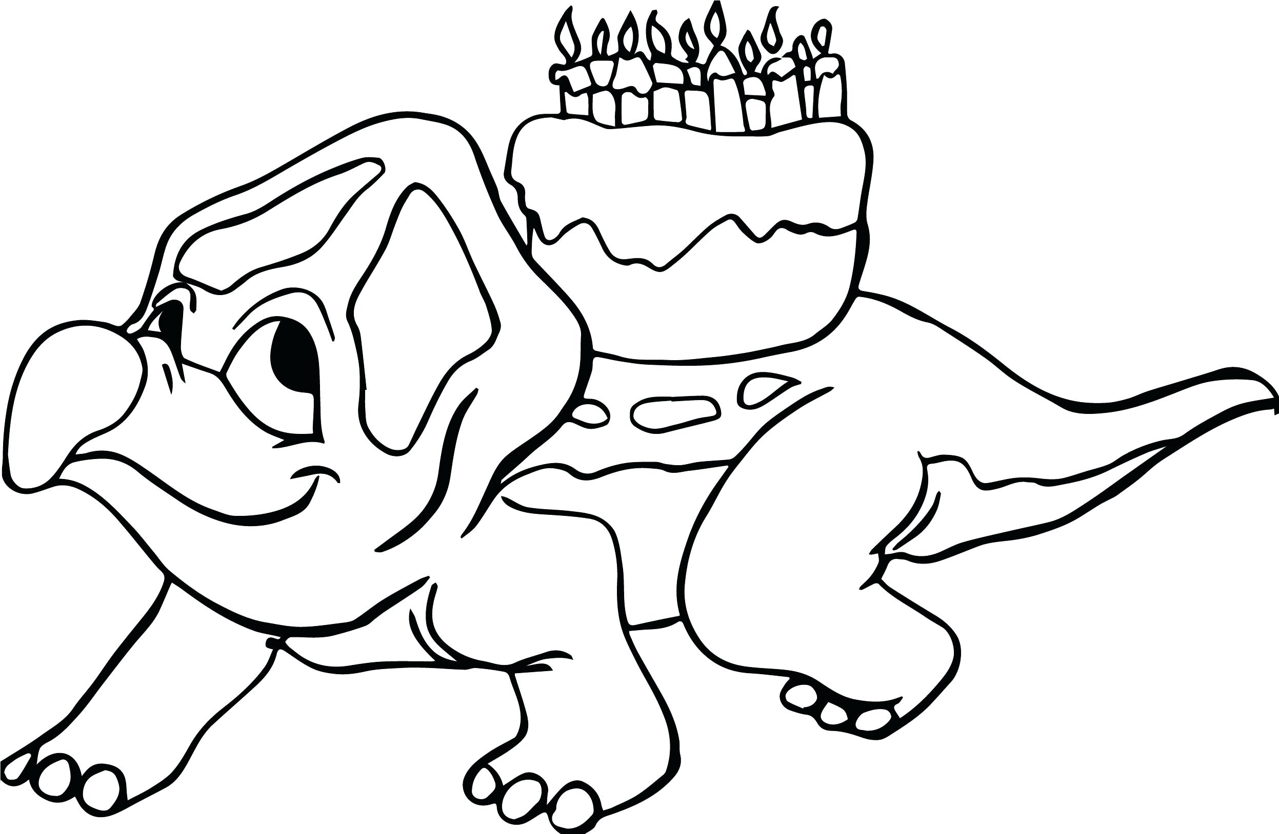 2494x1628 Coloring Pages Flowers Roses Dinosaur Birthday Page Cake For My