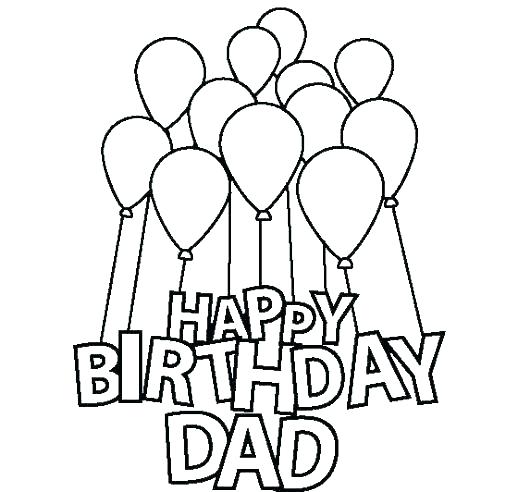 518x492 Happy Birthday Card Printable Pdf Birthday Card Coloring Pages