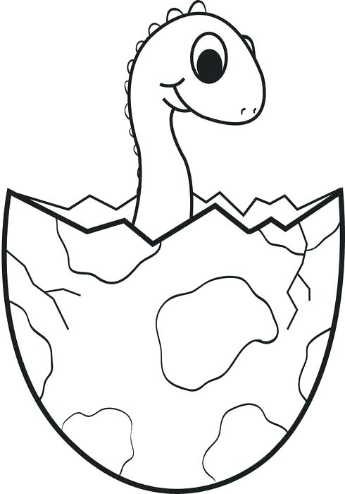 490x700 Dinosaur Color Page