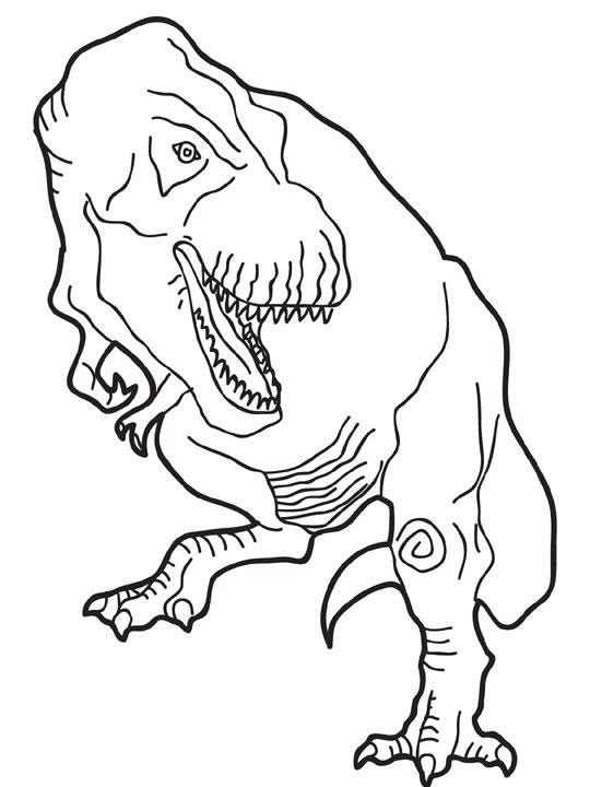 540x720 Dinosaur Coloring Pages