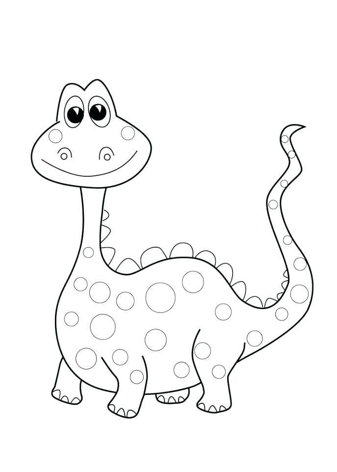 687x962 Dinosaur Color Pages Free Dinosaur Coloring Pages As Well As