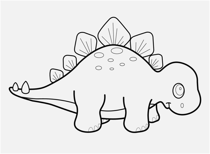 Dinosaur Coloring Pages For Kindergarten