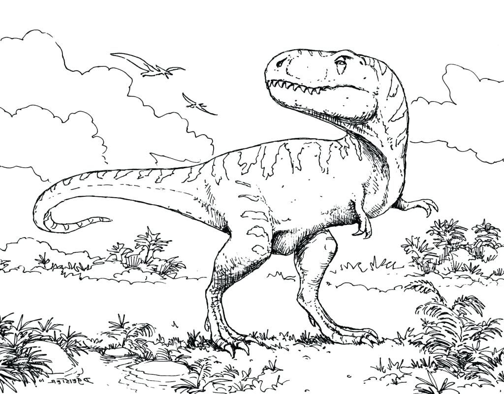 1024x801 Coloring Pages ~ Dinosaur Coloring Page Awesome Extinct Animals