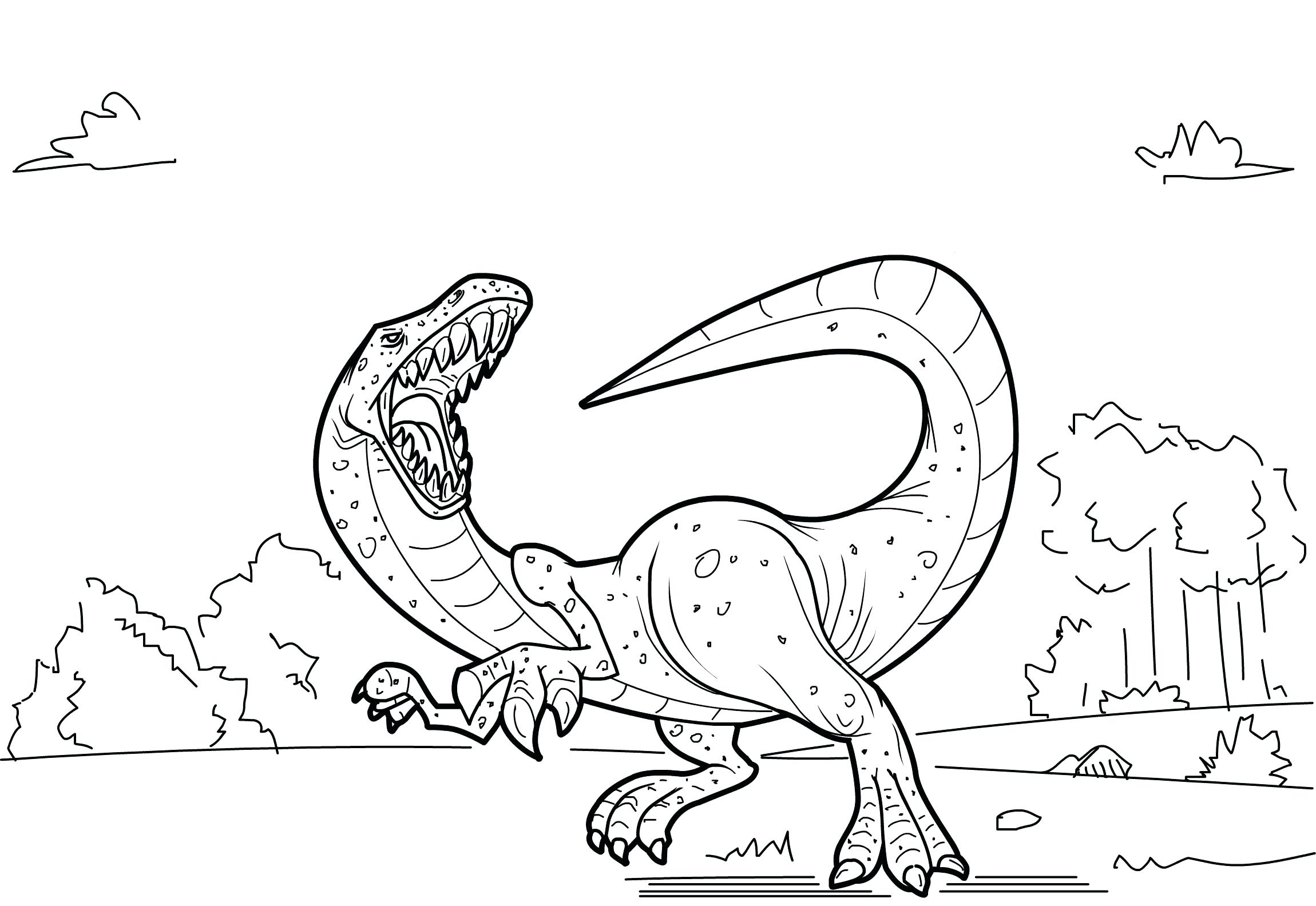 2300x1584 Tested Printable Pictures Of Dinosaurs To Color Free Realistic
