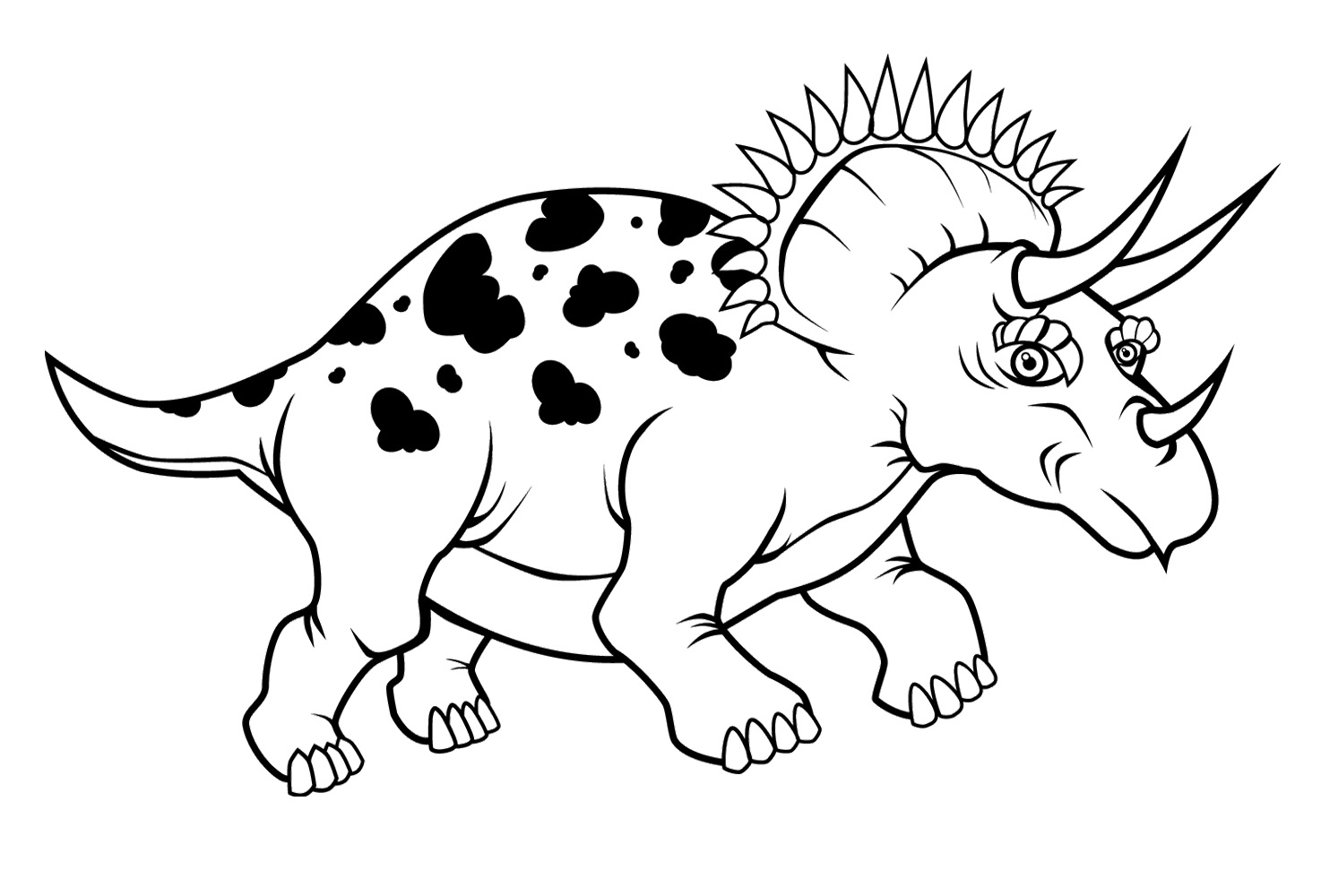 1474x1000 Triceratops Dinosaur Coloring Page Dinosaur Coloring Pages Kids
