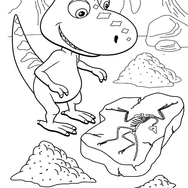 600x600 Dinosaur Train Coloring Pages Fossil Coloring Pages Dinosaur Train