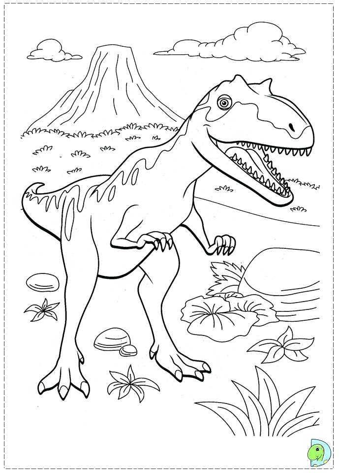 691x960 Dinosaur Train Coloring Pages Train Coloring Pages Printable Ten