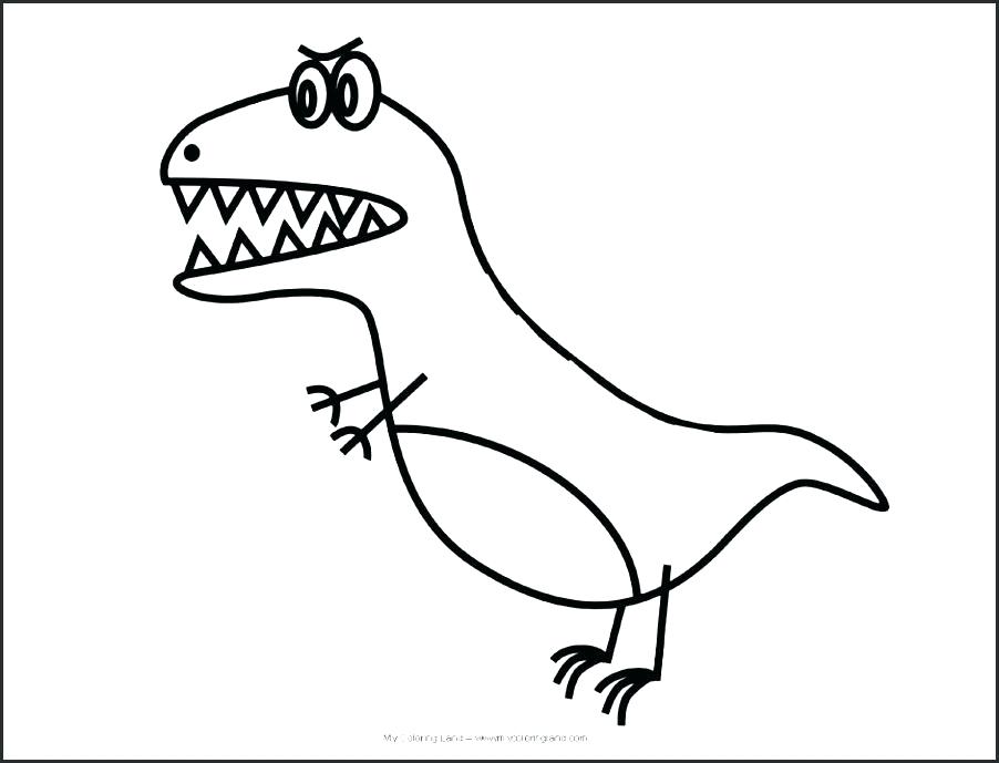 902x689 Free Printable T Dinosaur Coloring Page For Kids 2 Printable T