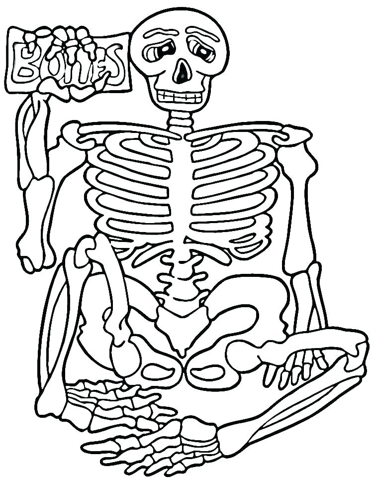 750x970 Skull And Crossbones Coloring Pages Dog Bone Coloring Page Bone