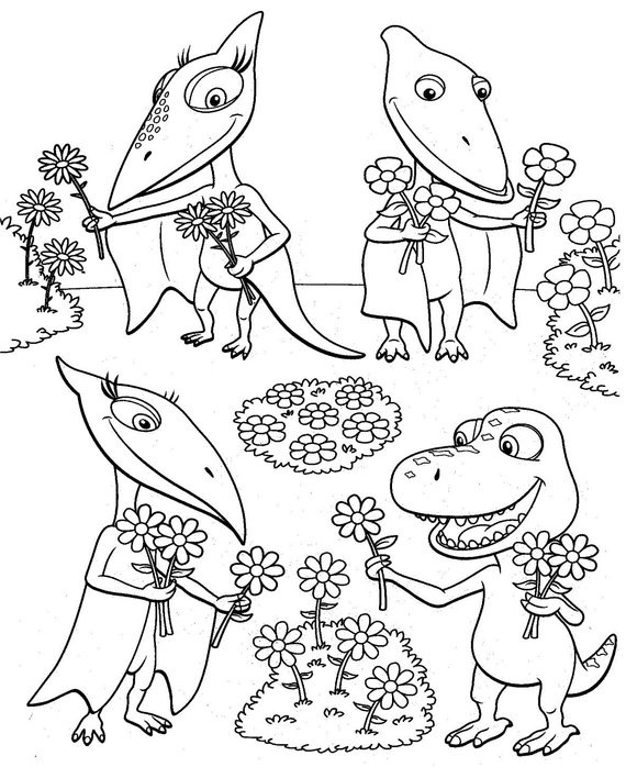 570x698 Dinosaur Train Coloring Page Amp Coloring Book
