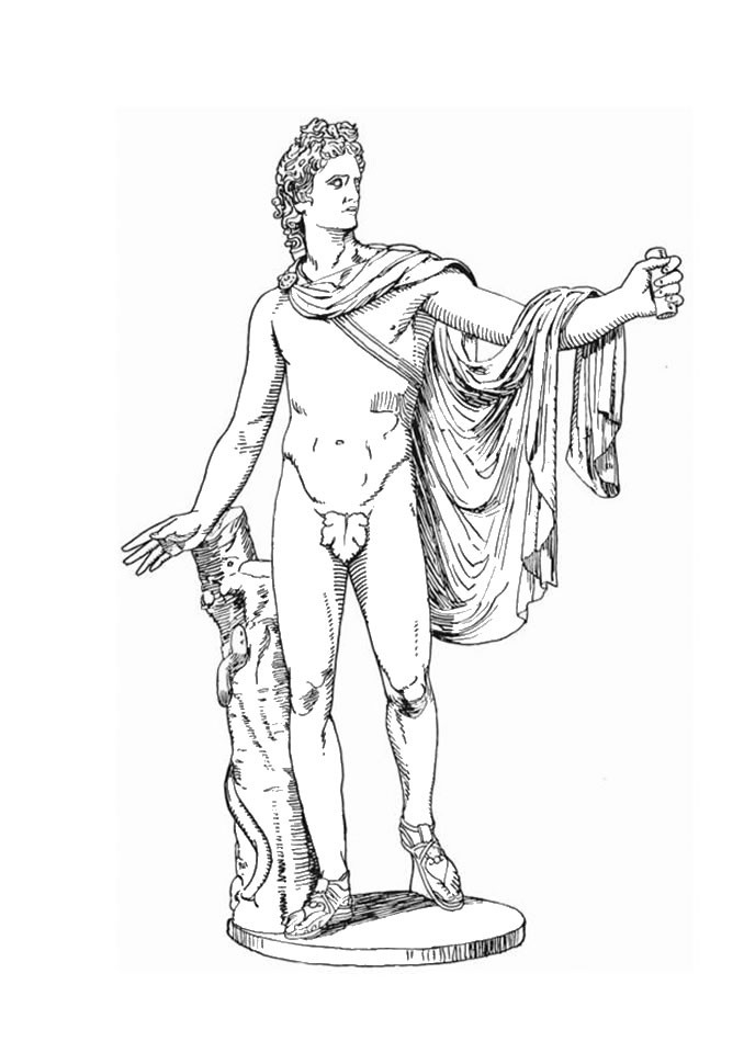 678x960 Dionysus The Greek God Of Wine Coloring Pages