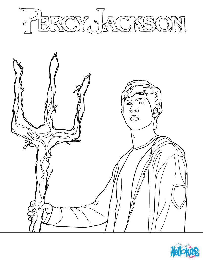 820x1050 Poseidon Coloring Pages God Greek Poseidons Trident Free For Kids