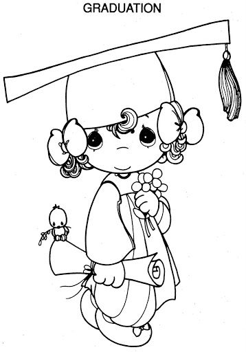 358x512 Graduation Precious Moments Coloring Pages Precious Moments