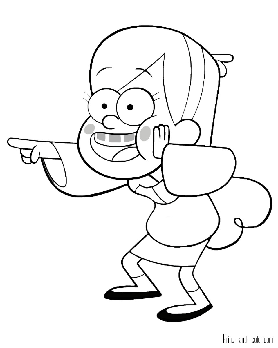 958x1200 Gravity Falls 000 Dipper Pines Coloring Pages
