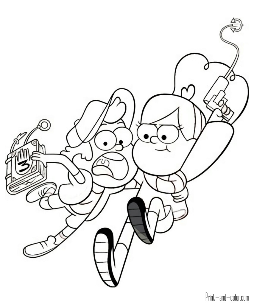 853x1024 Gravity Falls Coloring Page For My Littles Gravity