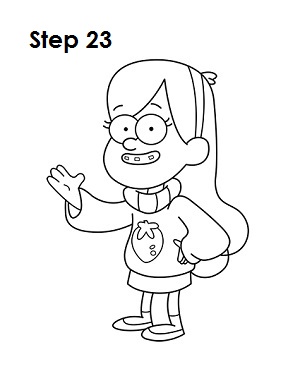 300x388 How To Draw Mabel Pines