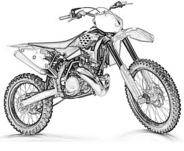 638x523 Dirt Bike Coloring Pages Ktm
