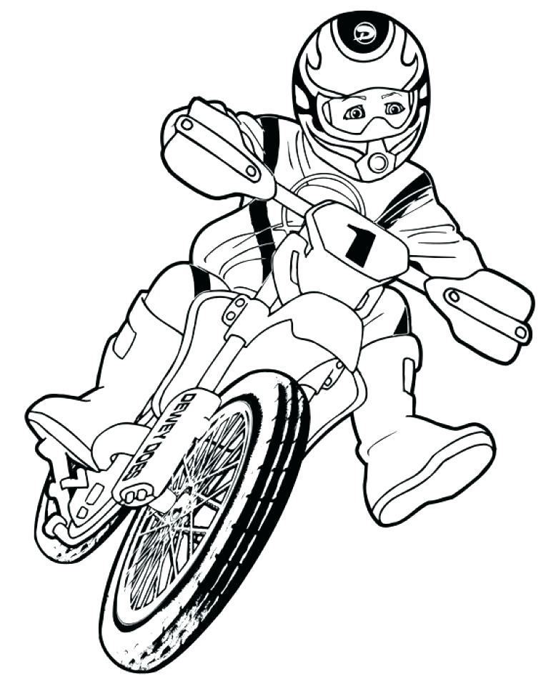 771x960 Dirt Bike Color Pages Dirt Bike Helmet Coloring Page Sketch