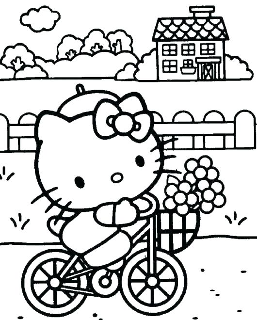 530x660 Bike Safety Coloring Pages
