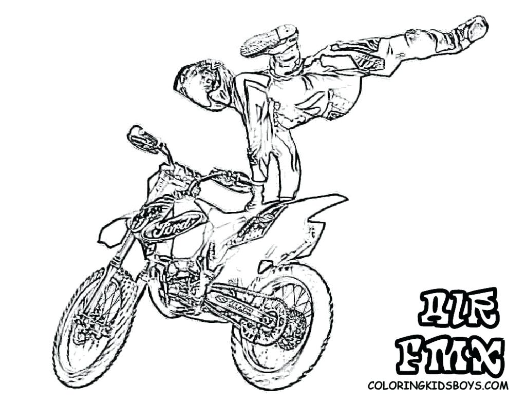 1024x791 Dirt Bike Coloring Pages For Boys Free Boy Printable Unique
