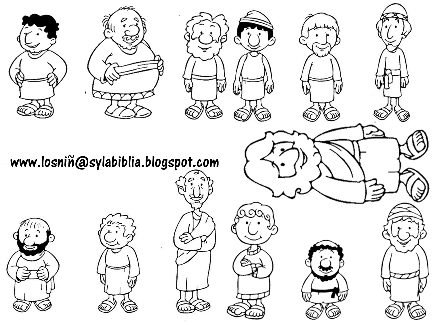 1505x1129 Jesus Chooses Twelve Disciples Coloring Page Free Printable