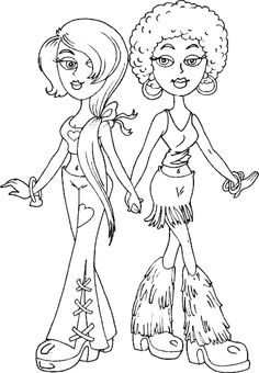 236x340 Black Kids Coloring Page