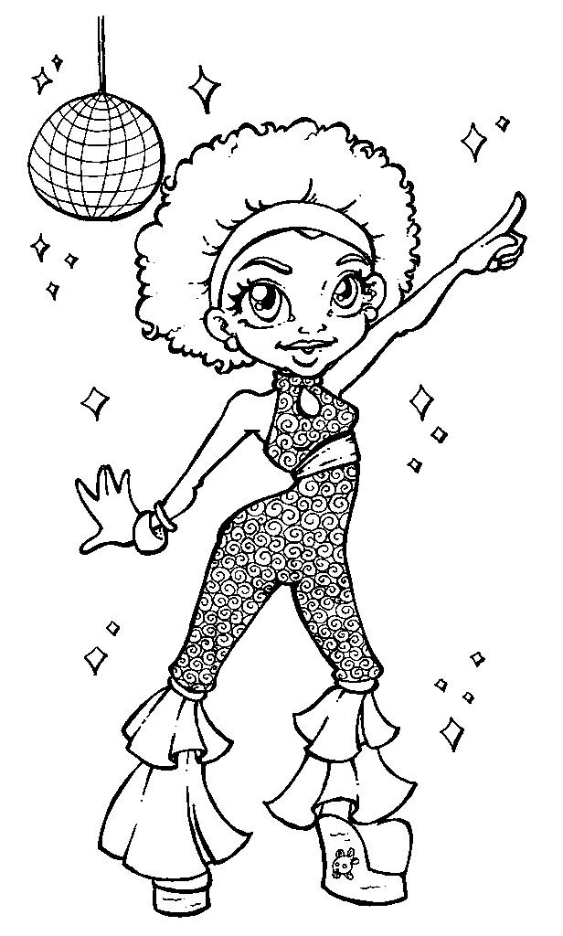 616x1024 Disco Girl Patterns For Art N Crafts Discos