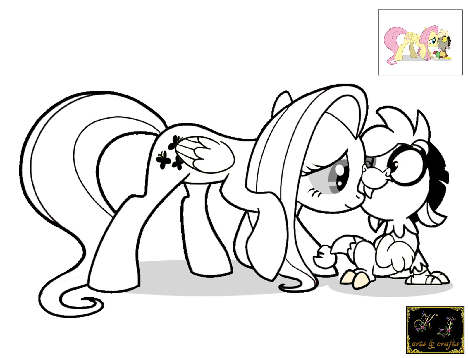 1600x1223 Kj Coloring Pages Fluttershy