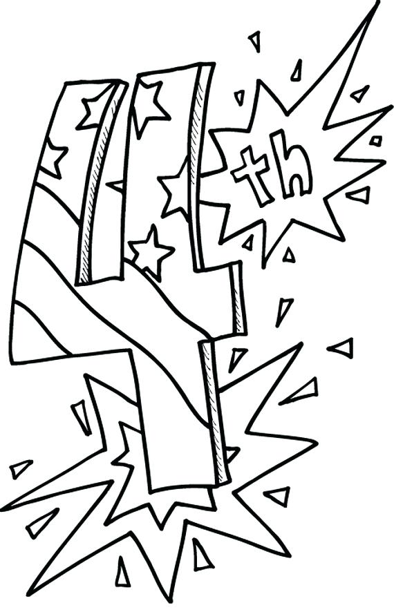 570x886 New 4th Of July Color Pages And Related Posts Day Coloring Pages