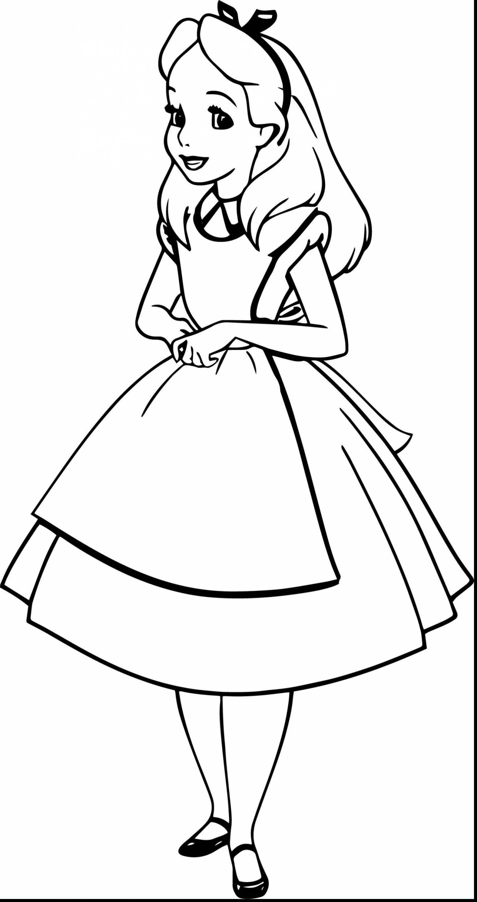 1582x2989 Alice In Wonderland Color Pages
