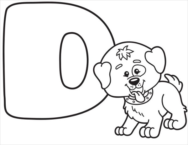 600x462 Alphabet Coloring Pages
