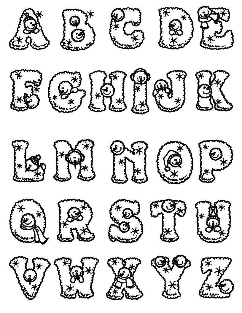 816x1056 Printable Disney Printable Alphabet Letters