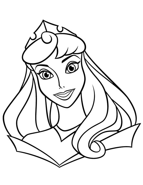 600x776 Princess Aurora Photo Coloring Page
