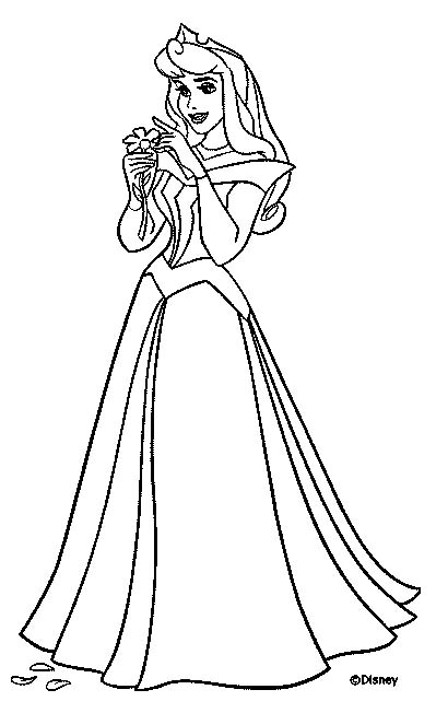 410x652 Princess Coloring Page Print Pictures To Color On Sleeping Beauty