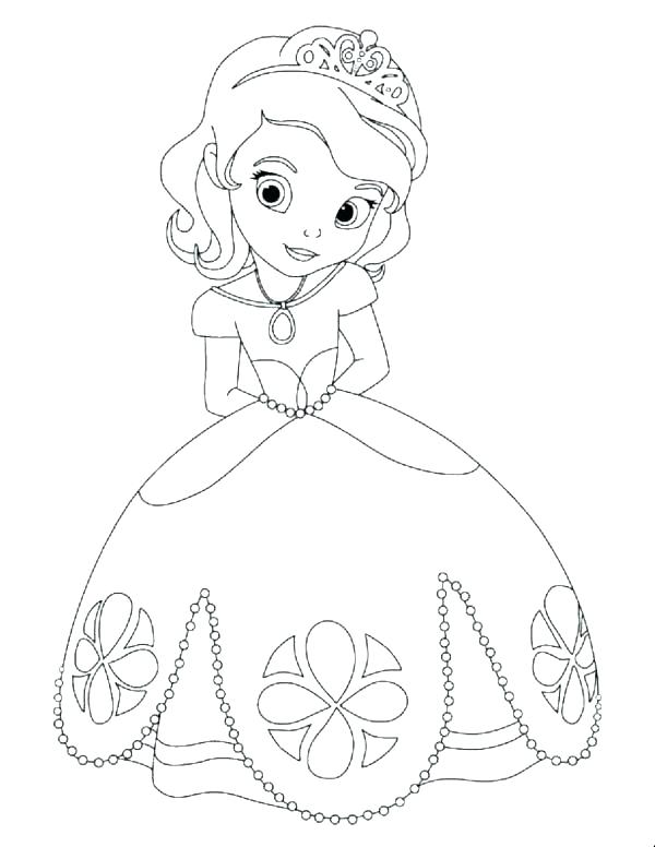 600x776 Aurora Princess Coloring Page