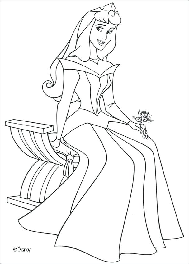 607x850 Aurora Coloring Pages Baby Princess Coloring Pages Baby Princess