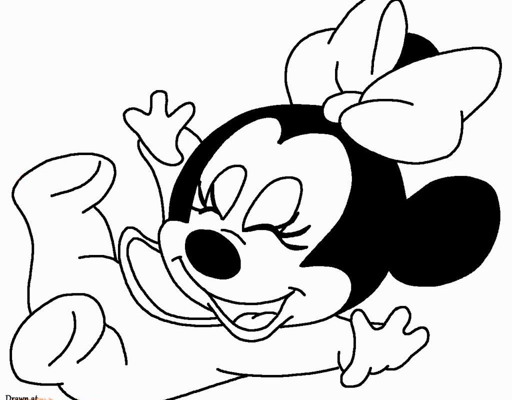 1024x800 Disney Baby Mickey Mouse Coloring Pages Printable Babies Within