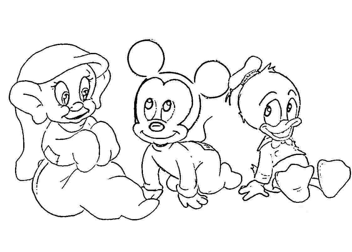 1123x805 All Disney Baby Princess Coloring Pages Collection Free