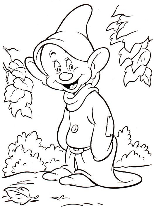 Disney Black And White Coloring Pages