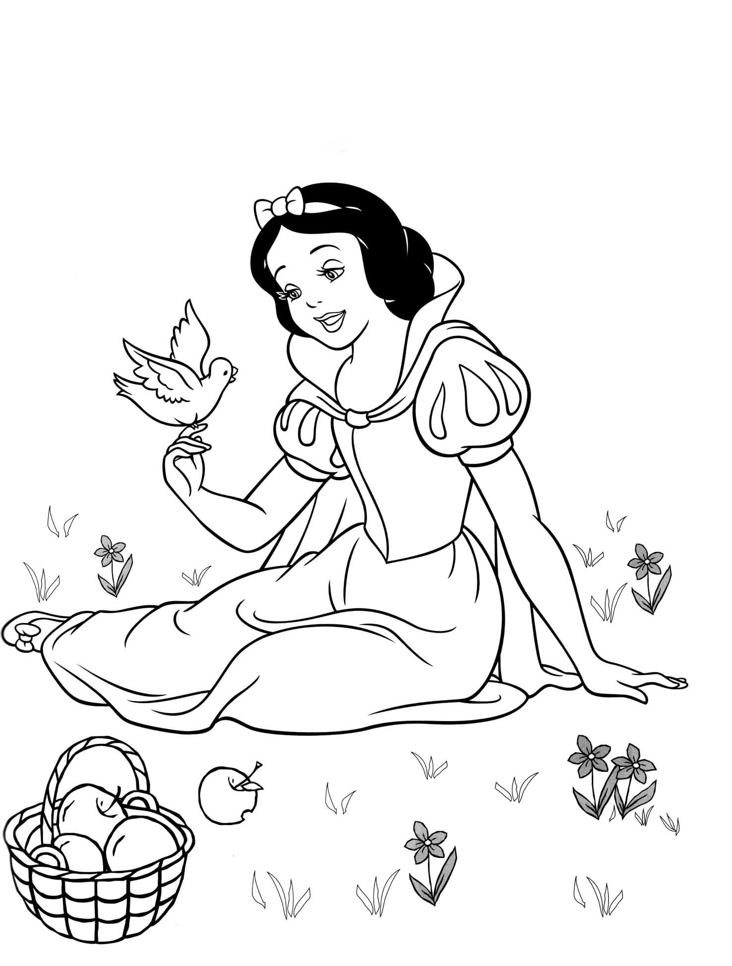 1476x1948 Fascinating Disney Princess Coloring Pages Snow White Pics