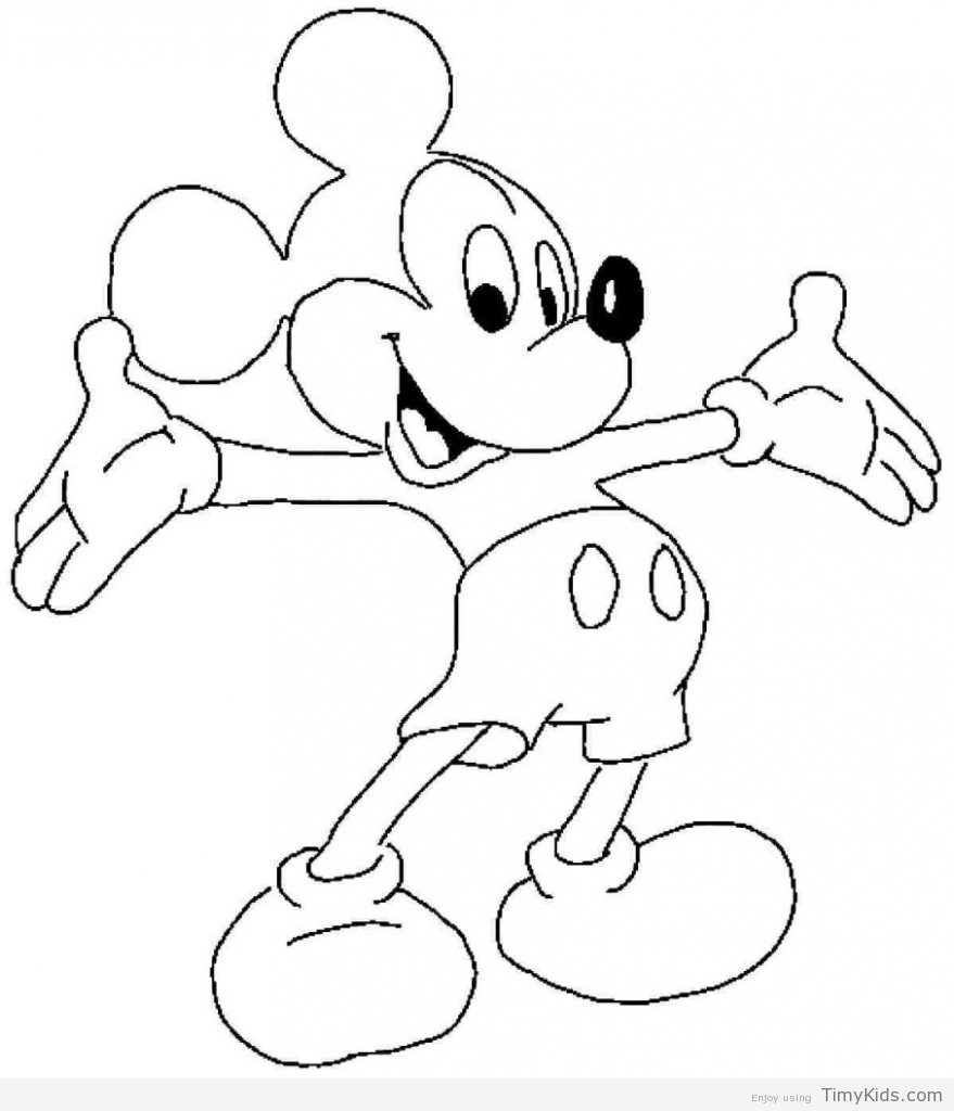 879x1024 Disney Mickey Mouse Coloring Pages Timykids