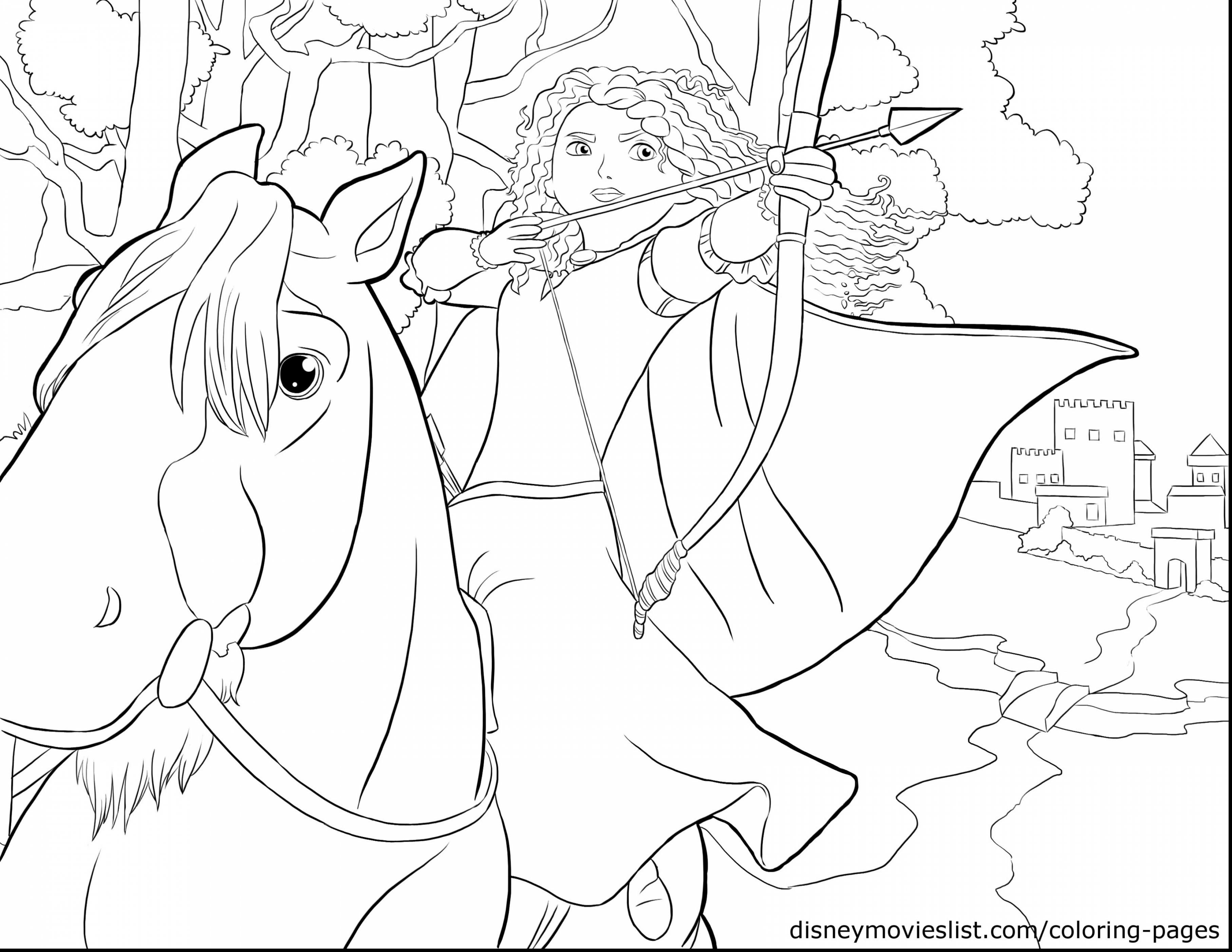 3630x2805 Awesome Disney Brave Coloring Pages