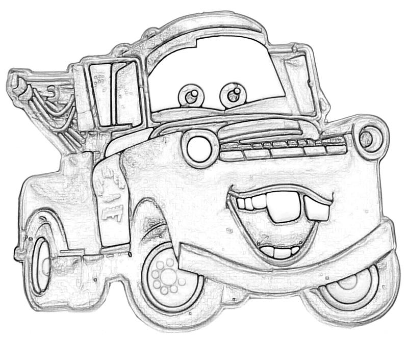 800x667 Tow Mater Coloring Pages Coloring Pages Amp Pictures Imagixs, Cars