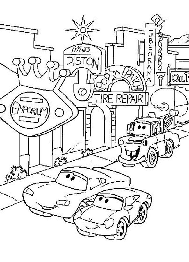 650x900 Disney Cars Printable Coloring Pages Coloring Pictures Of Disney