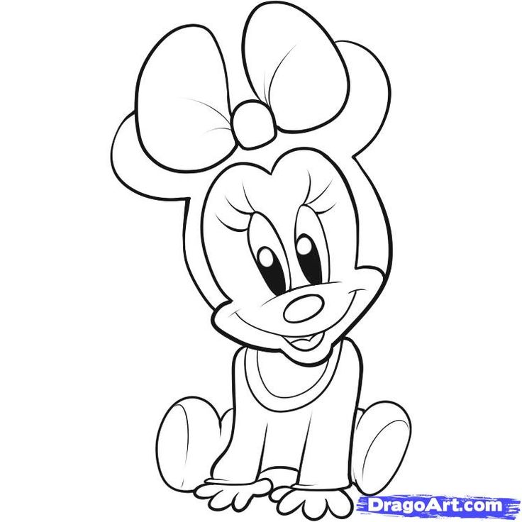 736x736 Disney Baby Minnie Mouse Coloring Pages, Baby Disney Character
